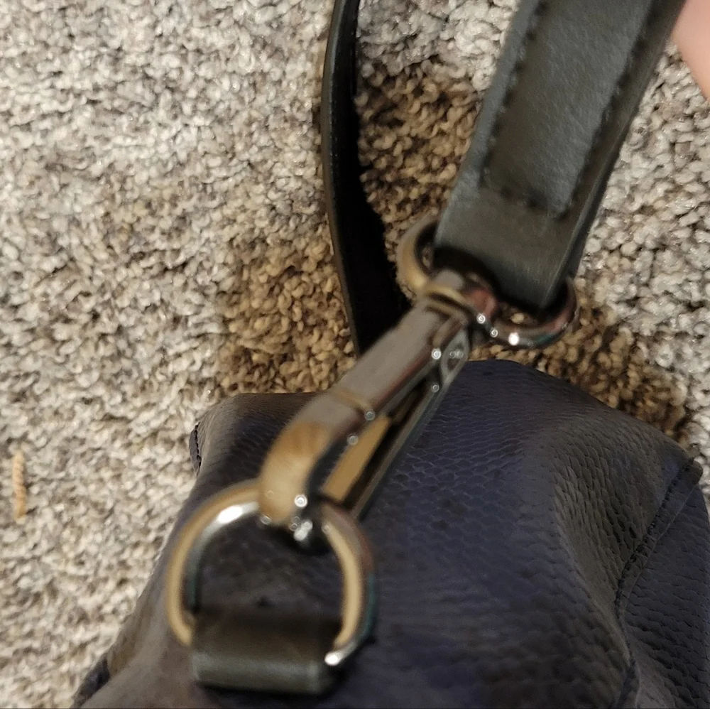 Simply Vera Blue Snake Print Purse - Picture 8 of 9